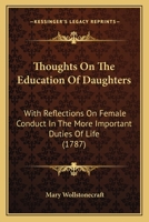 Thoughts on the Education of Daughters 1170619185 Book Cover