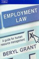 Employment Law: A Guide For Human Resource Management 186152756X Book Cover