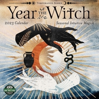 Year of the Witch 2023 Wall Calendar: Seasonal Intuitive Magick by Temperance Alden | 12" x 24" Open | Amber Lotus Publishing 1631369180 Book Cover