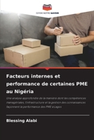 Facteurs internes et performance de certaines PME au Nigéria (French Edition) 6202333723 Book Cover