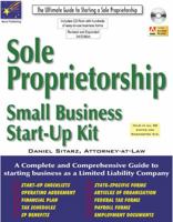 Sole Proprietorship: Small Business Start-Up Kit 0935755799 Book Cover
