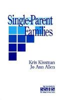 Single Parent Families 0803943237 Book Cover