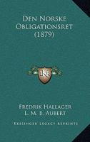 Den Norske Obligationsret (1879) 1160860297 Book Cover