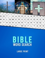 Bible Word Search Large Print: A Christian wordsearch for seniors with Dementia and Alzhiemers | Christianity word finder puzzle book for the elderly ... and memory loss game B08HJ5DKV9 Book Cover