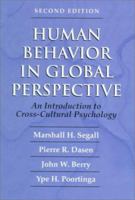 Human Behavior in Global Perspective: An Introduction to Cross Cultural Psychology (2nd Edition) 0205144780 Book Cover