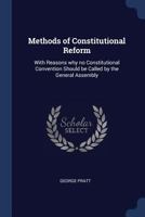 Methods of Constitutional Reform 1022738054 Book Cover