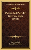 Poems and Plays 0548626448 Book Cover