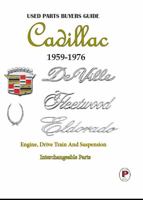 1959-1976 Cadillac Parts Identification and Interchange Manual B00M8O6XDY Book Cover
