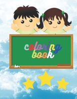 coloring book: Fun Children's Coloring Book with 40 Adorable page for Coloring for Toddlers & Kids B08L89SH33 Book Cover