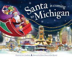 Santa Is Coming to Michigan 1402275390 Book Cover