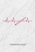 TERMINPLANER: Flötenspielerin Kalender Flöte spielen Terminkalender - Herz für Flöten Wochenplaner Flötist Herzschlag Wochenplanung Musikinstrumente ... Musik To-Do Liste Termine (German Edition) 1672462169 Book Cover