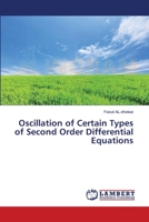 Oscillation of Certain Types of Second Order Differential Equations 3659517771 Book Cover