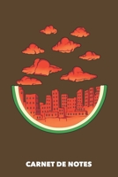 Carnet de Notes: La ville de la past�que A5 pointill� / grille de points - 120 pages pour les gens � la mode (brun) 1687844208 Book Cover