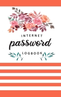 Internet Password Log Book: Personal Email Address Login Organizer Logbook with Alphabetical Tabs Order To Protect Websites Usernames, Passwords Keeper Notebook Pink Watercolor Flowers 1706303769 Book Cover