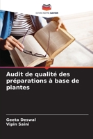 Audit de qualité des préparations à base de plantes (French Edition) 6206505863 Book Cover