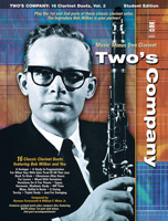 Music Minus One Clarinet: Two's Company: 16 Clarinet Duets, Vol. 2 1596157399 Book Cover