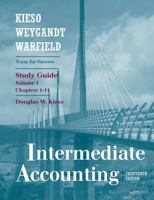 Intermediate Accounting, Chapters 1-14, Study Guide 0470380594 Book Cover
