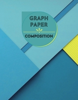 Graph Paper Composition Notebook: Large Simple Graph Paper Journal - 100 Quad Ruled 5x5 Pages 8.5 x 11 inches - Grid Paper Notebook for Math and Science Students 1801152152 Book Cover