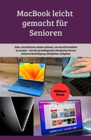 MacBook leicht gemacht für Senioren (German Edition) B0GM52H5WK Book Cover