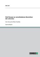 F�nf Essays zu verschiedenen Bereichen der Literatur: Von Horaz bis Peter Handke 3640517172 Book Cover