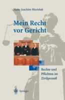 Mein Recht vor Gericht: Rechte und Pflichten im Zivilprozeß 3540589163 Book Cover