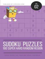 Sudoku Puzzles - 180 Super Hard Random Regions 1790102006 Book Cover