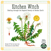 Kitchen Witch 2024 Wall Calendar: Healing Through the Magical Bounty of Food