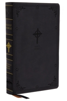 NABRE, New American Bible, Revised Edition, Catholic Bible, Large Print Edition, Leathersoft, Black, Thumb Indexed, Comfort Print: Holy Bible 078524901X Book Cover