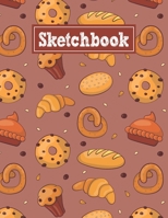 Sketchbook: 8.5 x 11 Notebook for Creative Drawing and Sketching Activities with Baking Themed Cover Design 1710131977 Book Cover