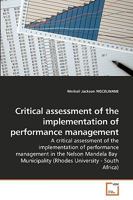Critical assessment of the implementation of performance management 3639195264 Book Cover