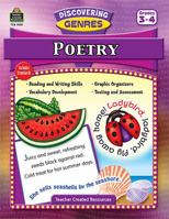 Poetry, Grades 3-4: Discovering Genres 1420690515 Book Cover