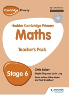 Hodder Cambridge Primary Maths Teacheras Pack 6 1471884546 Book Cover