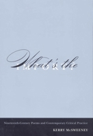 What's the Import?: Nineteenth-Century Poems and Contemporary Critical Practice 0773532021 Book Cover