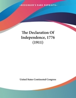 The Declaration Of Independence, 1776 112074248X Book Cover