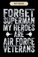 Notebook: Air force veteran proud air force mom dad wife Notebook-6x9(100 pages)Blank Lined Paperback Journal For Student, kids, women, girls, boys, men, birthday gifts-Veterans day gifts notebook 1674604483 Book Cover