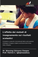 L'effetto dei metodi di insegnamento sui risultati scolastici (Italian Edition) 6208130271 Book Cover