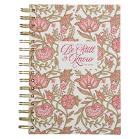 Journal Wirebound Pink Be Still & Know Ps. 46:10 1639527044 Book Cover