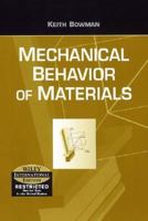 Mechanical Behavior of Materials 0471452319 Book Cover