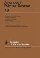 Advances in Polymer Science: Behavior of Macromolecules (Advances in Polymer Science) 3662157721 Book Cover