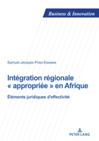 Intégration régionale « appropriée » en Afrique (Business and Innovation) 2807619630 Book Cover