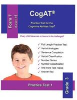 CogAT: Practice Test for the Cognitive Abilities Test: Form 7 Level 9 1796815349 Book Cover