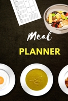 Meal Planner: Meal Planner notebook for family, kids, nutrition, health monitoring, special dishes, blank form journal for write your favorite food in each day, manu, 100 pages, size 6X9 inches, curry 1710229586 Book Cover