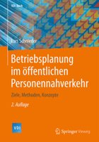 Betriebsplanung Im �ffentlichen Personennahverkehr: Ziele, Methoden, Konzepte 3662573172 Book Cover