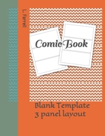 Comic Book: Blank Template 3 panel layout 1657343251 Book Cover