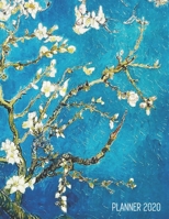 Vincent Van Gogh Planner 2020: Almond Blossom Painting Artistic Impressionism Year Organizer: January - December Large Dutch Masters Paintings Art Agenda with White Flowers Floral Daily Scheduler for  1710844345 Book Cover