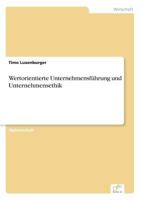 Wertorientierte Unternehmensfuhrung Und Unternehmensethik 383869743X Book Cover