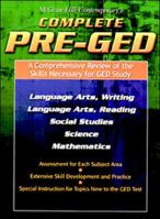 McGraw-Hill/Contemporary's Complete PRE-GED (A Comprehensive Review of the Skills Necessary for GED Study) 0072863560 Book Cover