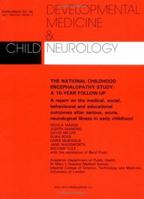 The National Childhood Encephalopathy Study: A 10-Year Follow Up 0521458838 Book Cover