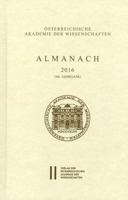 Almanach Der Akademie Der Wissenschaften / Almanach 166. Jahrgang 2016 370018123X Book Cover