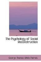 The Psychology of Social Reconstruction 1018933948 Book Cover